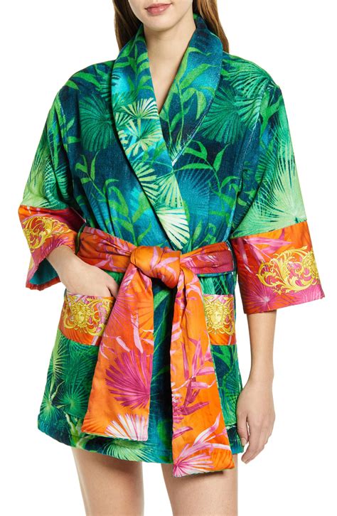 robe jungle versace|versace robes and wraps.